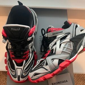 Balenciaga Track 2.0 Black/Red Size 9